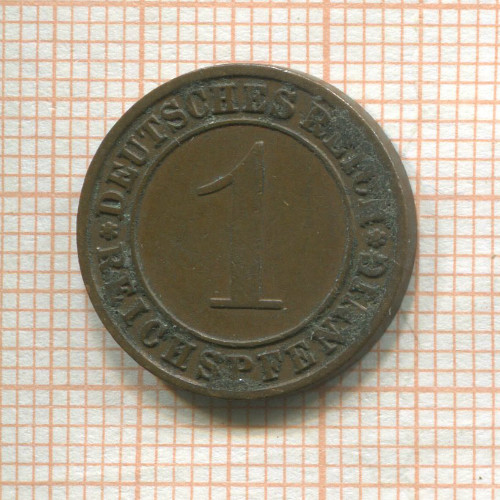 1 пфенниг. Германия 1934г