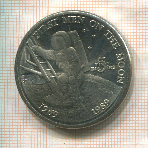 5 долларов. Маршалловы острова 1989г