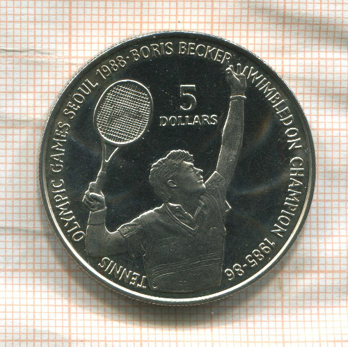 5 долларов. Ниуэ 1987г