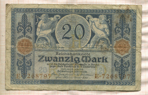 20 марок. Германия 1915г