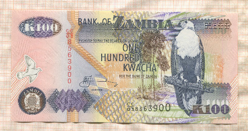 100 квача. Замбия 2003г