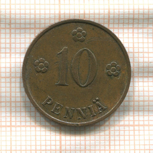 10 пенни. Финляндия 1934г
