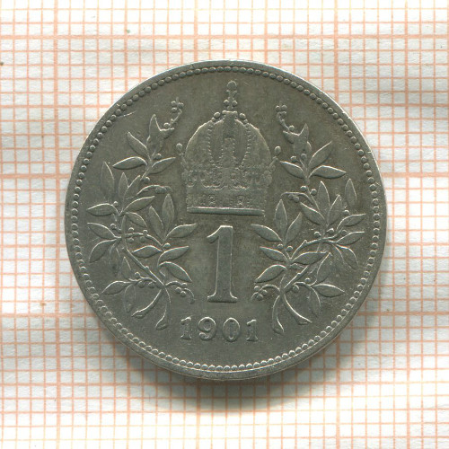 1 крона. Австрия 1901г