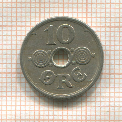 10 эре. Дания 1931г