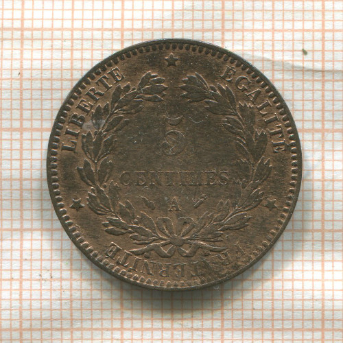 5 сантимов. Франция 1896г