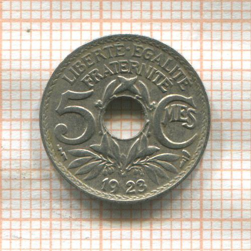 5 сантимов. Франция 1923г