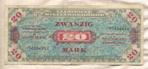 20 марок. Германия 1944г