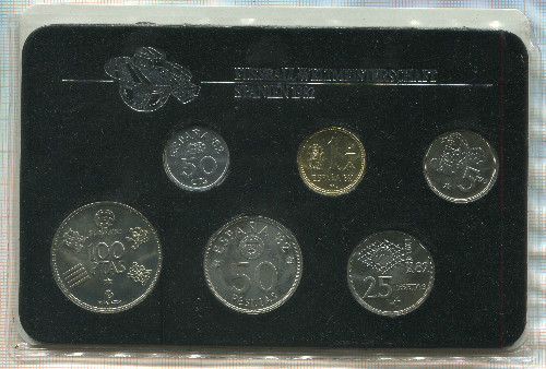 Набор монет. Испания 1980г