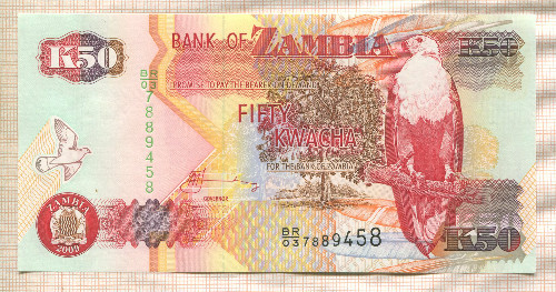 50 квача. Замбия 2009г