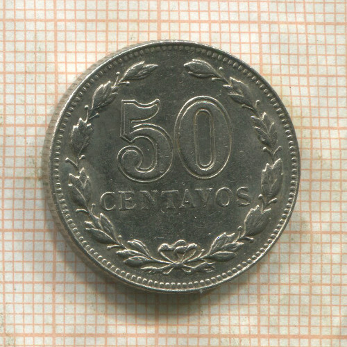50 сентаво. Аргентина 1941г