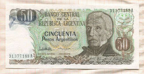 50 песо. Аргентина