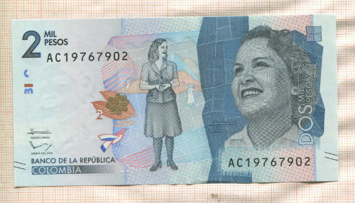 2000 песо. Колумбия