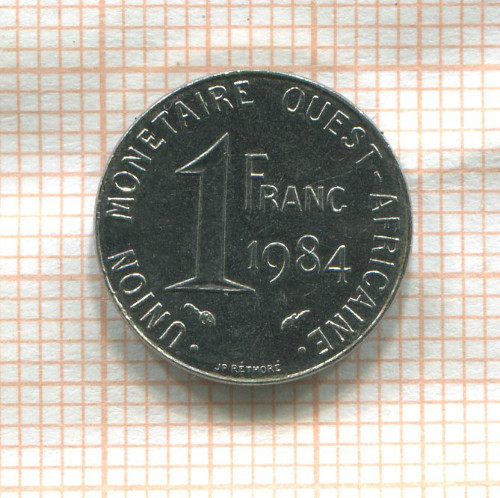 1 франк. Западная Африка 1984г