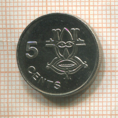 5 центов. Соломоновы острова 1993г