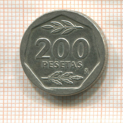 200 песет. Испания 1987г