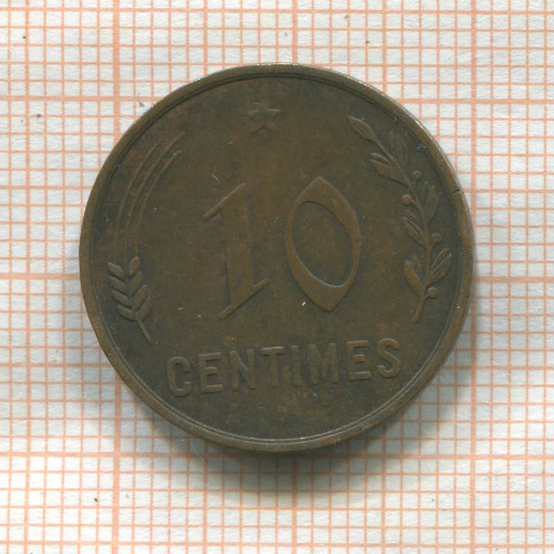 10 сантимов. Люксембург 1930г