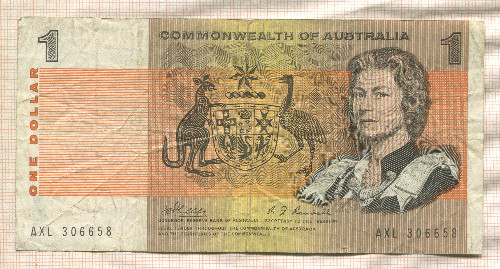 1 доллар. Австралия