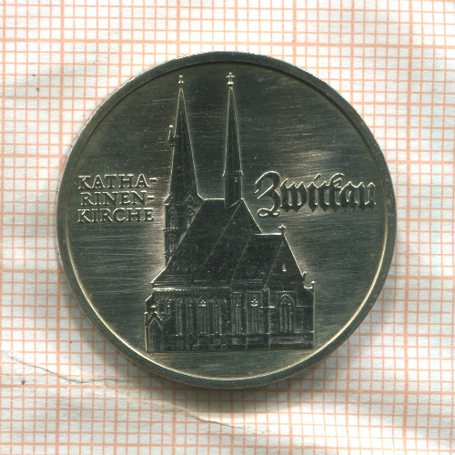 5 марок. ГДР 1989г