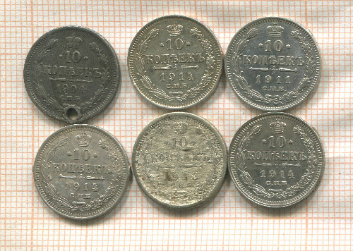 Подборка монет (с дефектами)