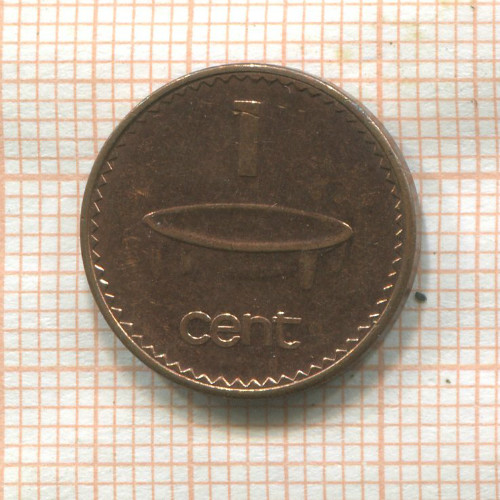 1 цент. Фиджи 2001г