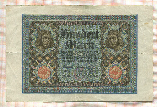 100 марок. Германия 1920г