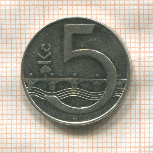 5 крон. Чехия 1993г