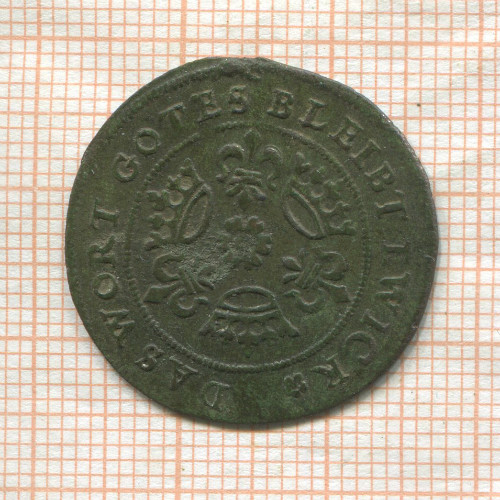 Счетный жетон (Rechenpfennig). Нюрнберг. Ганс Краувинкель. 1586-1635 гг.