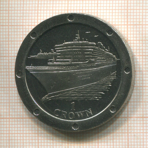 1 крона. Остров Мэн 2004г