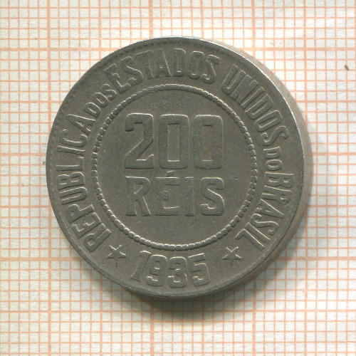 200 рейс. Бразилия 1935г