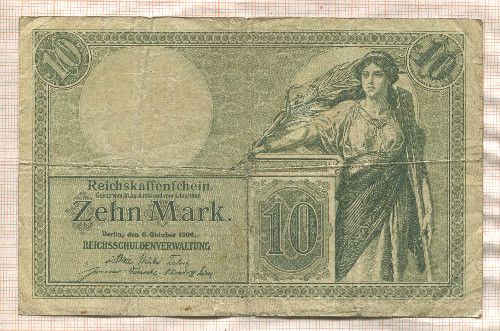 10 марок. Германия 1906г