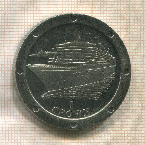 1 крона. Остров Мэн 2004г