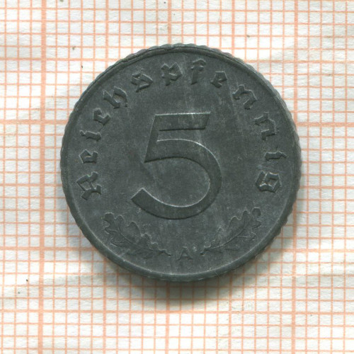 5 пфеннигов. Германия 1948г