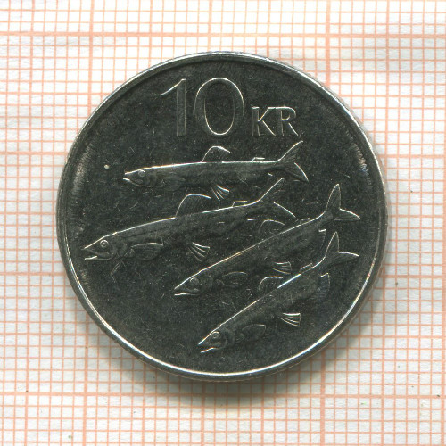 10 крон. Исландия 2008г