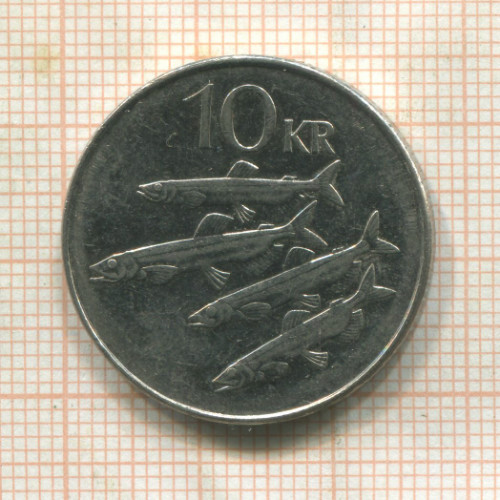 10 крон. Исландия 2008г