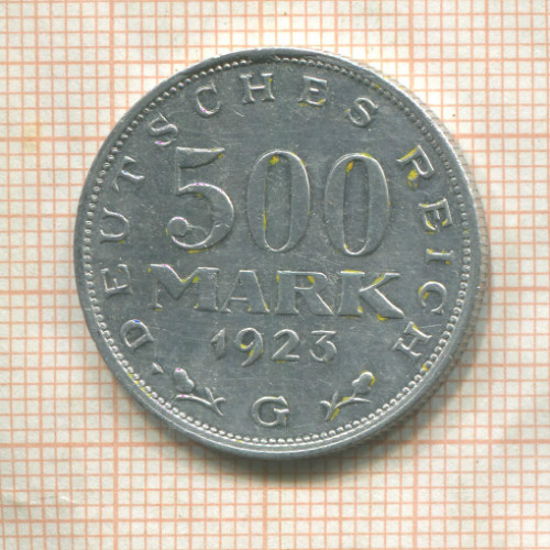 500 марок. Германия 1923г