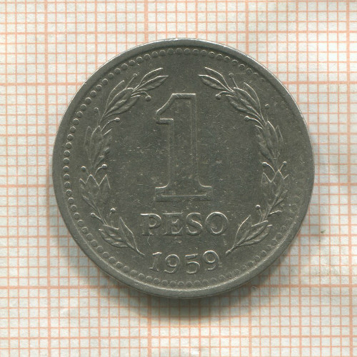 1 песо. Аргентина 1959г