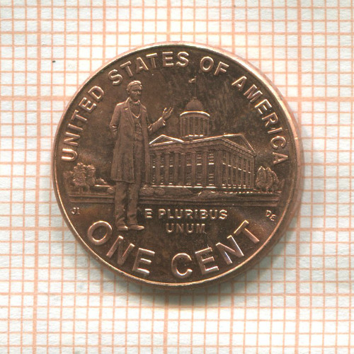 1 цент. США 2009г