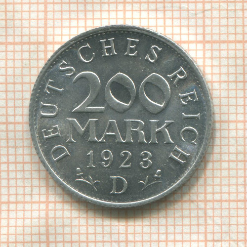 200 марок. Германия 1923г