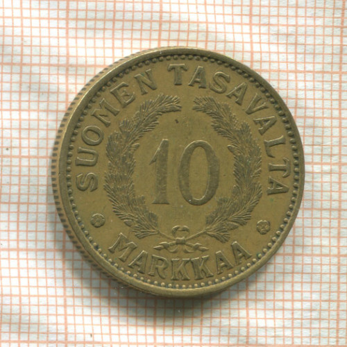 10 марок. Финляндия 1930г