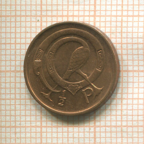 1/2 пенни. Ирландия 1980г