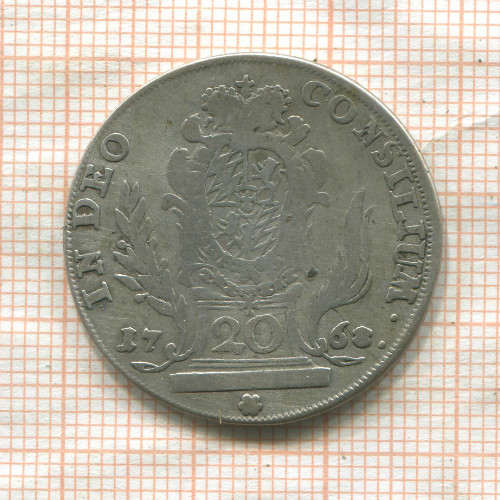 20 крейцеров. Бавария 1768г