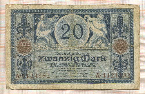20 марок. Германия 1915г