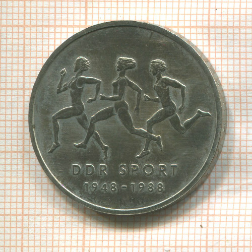 10 марок. ГДР 1988г