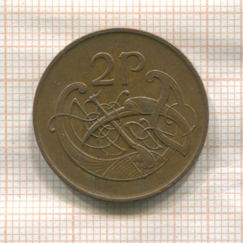 2 пенса. Ирландия 1988г