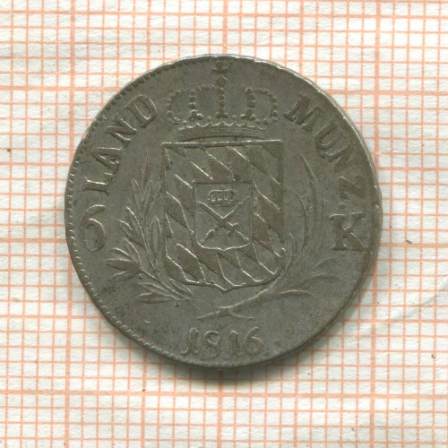 6 крейцеров. Бавария 1816г