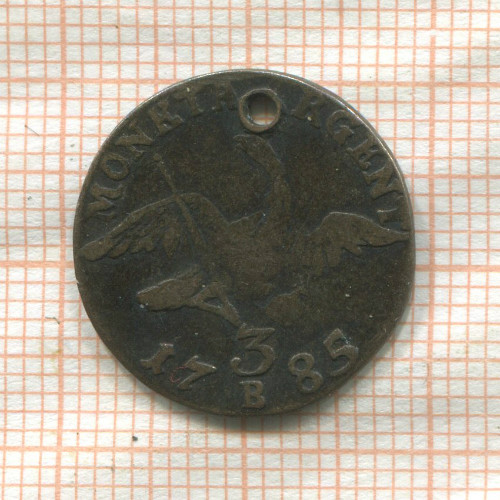 3 гроша. Пруссия 1785г