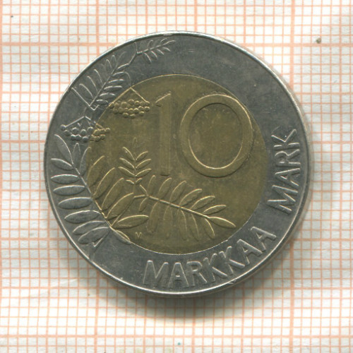 10 марок. Финляндия 1993г