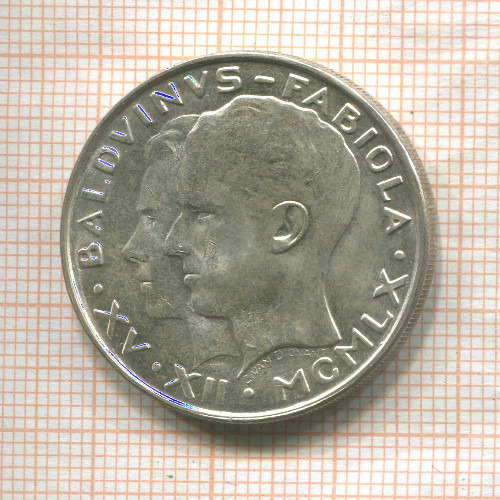 50 франков. Бельгия 1960г