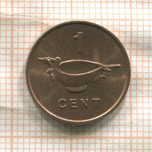 1 цент. Соломоновы острова. F.A.O. 1977г