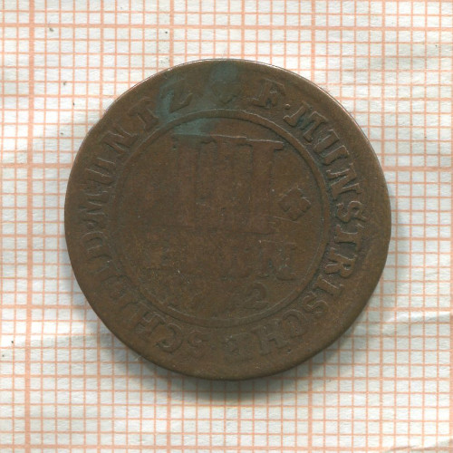 3 пфеннига. Мюнстер 1702г